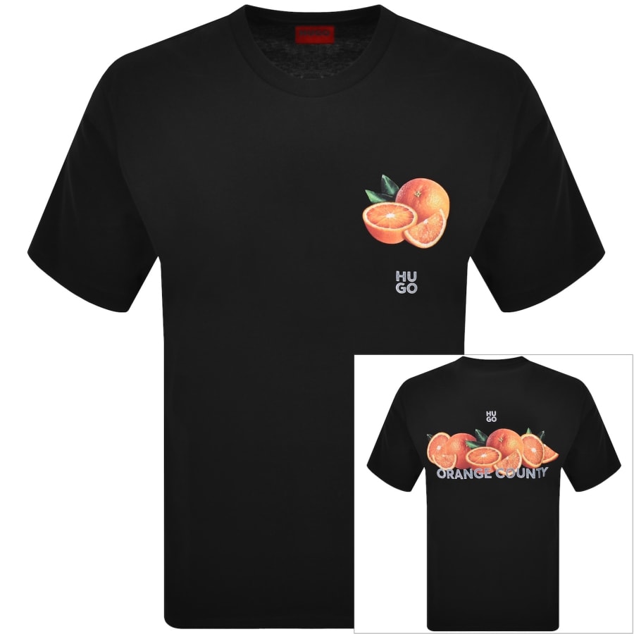 Hugo Dartiee Tシャツ HUGO Dartiee T Shirt Black | Mainline Menswear United States